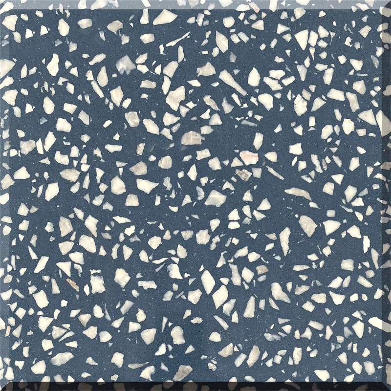 Blue Terrazzo Tile WT-B509 Terrazzo Flooring Terrazzo Countertop