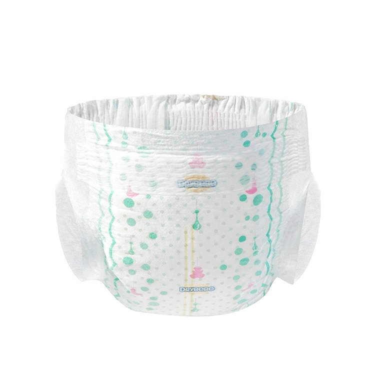 Super Absorbent Disposable Baby Diapers with Stretchy Waistband
