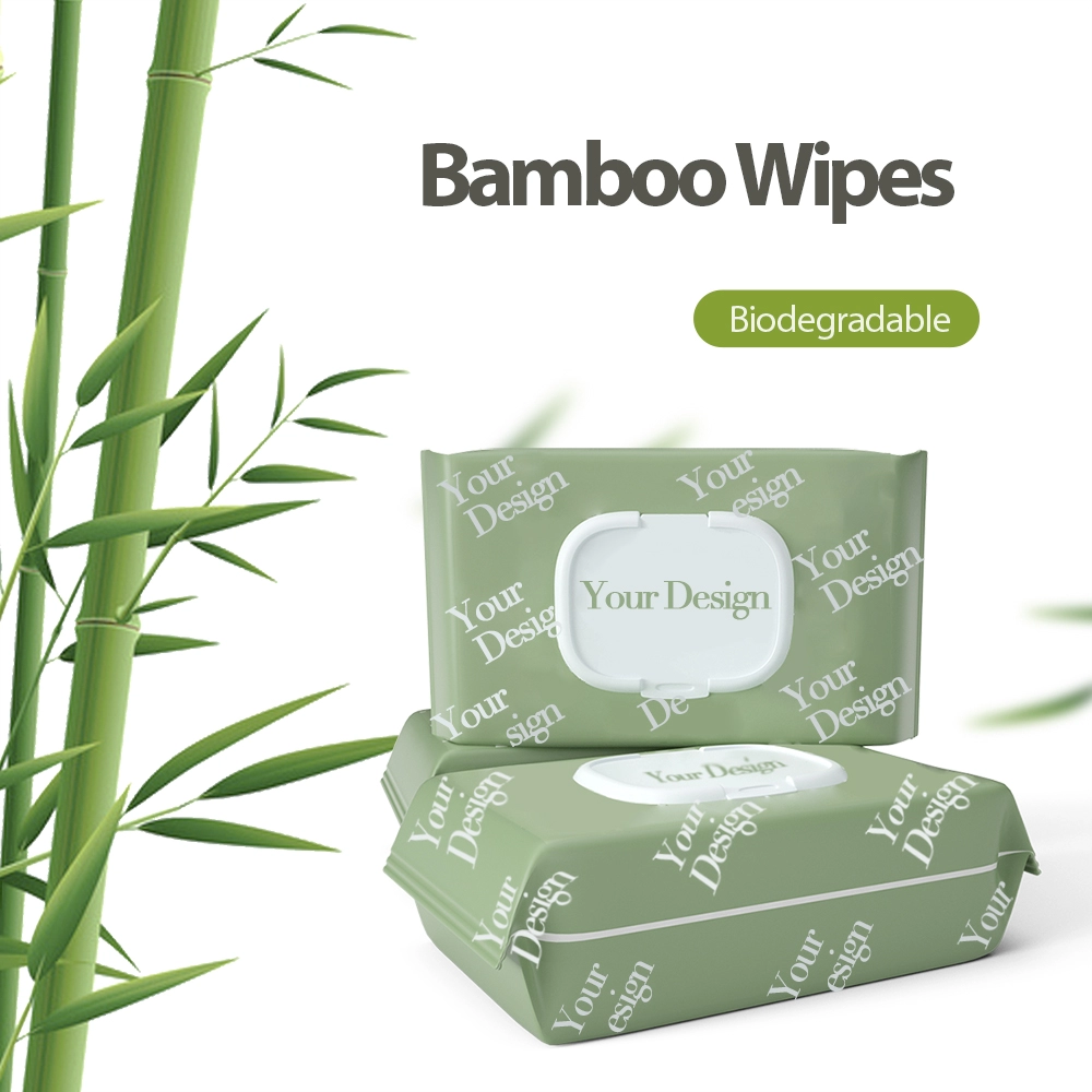 Eco Friendly Bamboo Baby Wipes Biodegradable Sensitive Skin