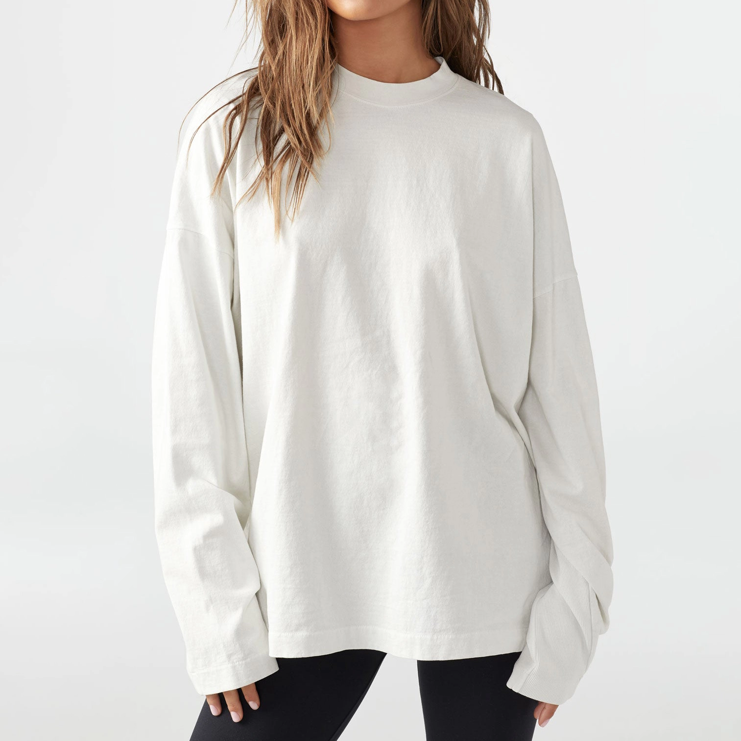 Oversize Fit Long Sleeve Top For Women