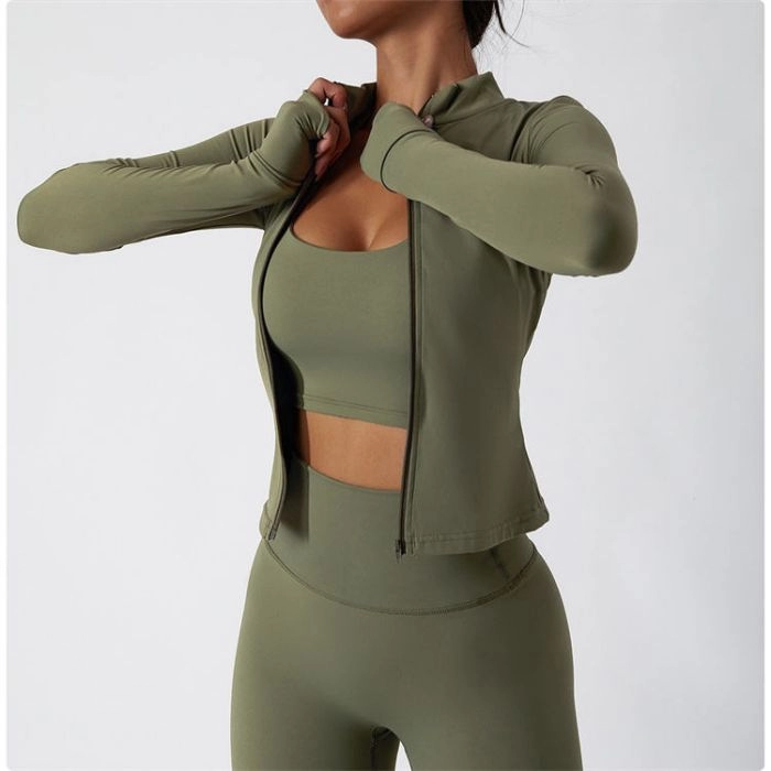 Wholesale Long Sleeve Solid Sports Set