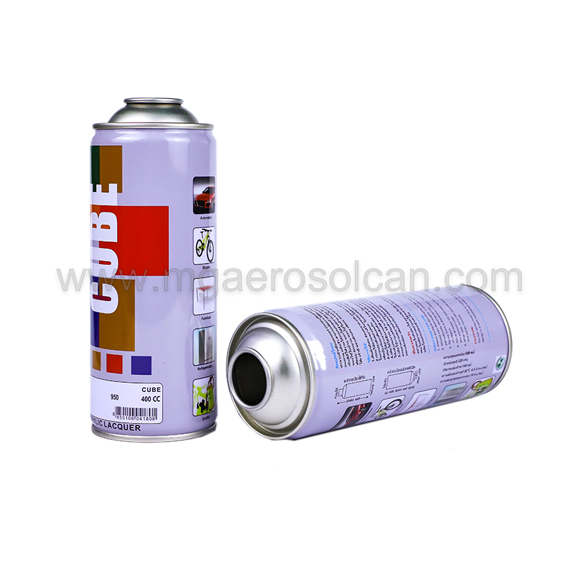 400ml spray paint tin can