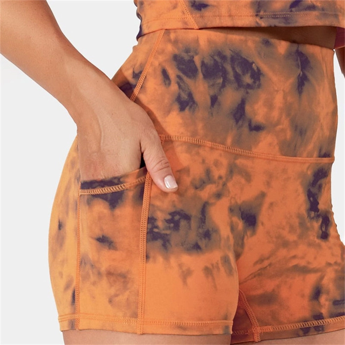 Custom Women's Tie Dye Shorts With Pockets