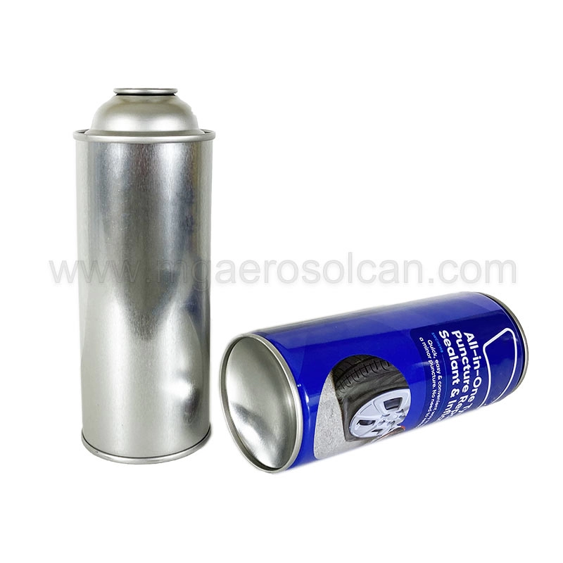 Necked-in and Straight-wall Empty Spray Paint Tin Can