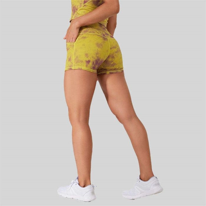 Custom Printing Yoga Shorts With Pocket