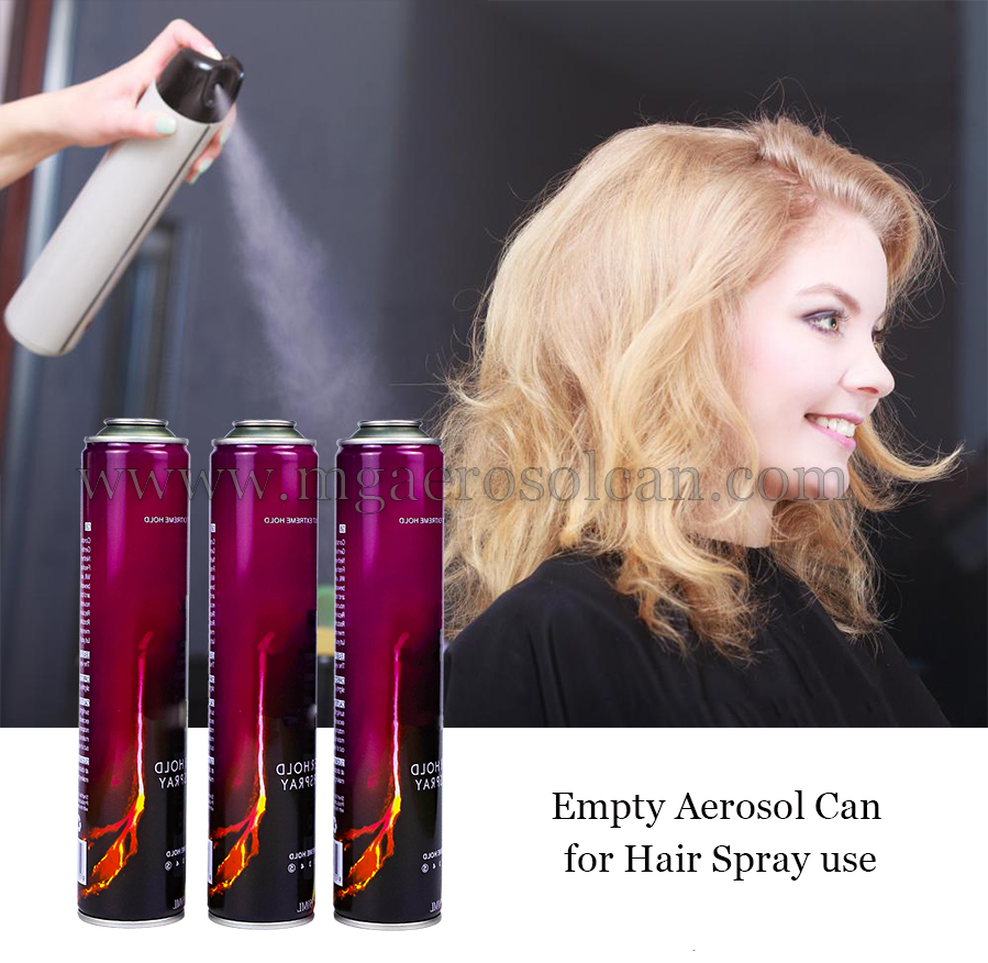 hair spray aerosol can