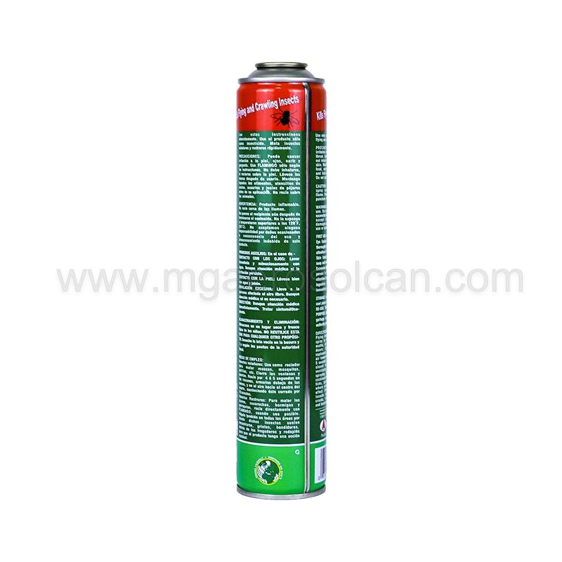 52mm Insecticide Spray Tin Can