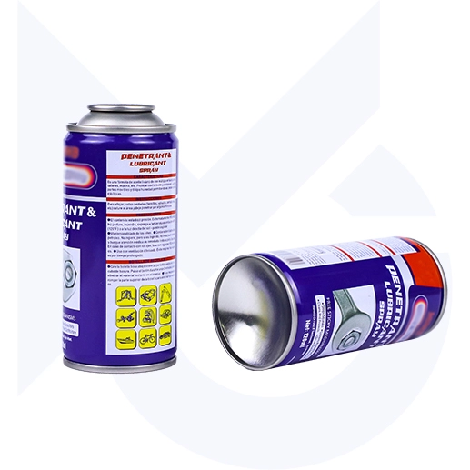Lubricant Spray Empty Tin Can Aerosol Pressure Tinplate Can