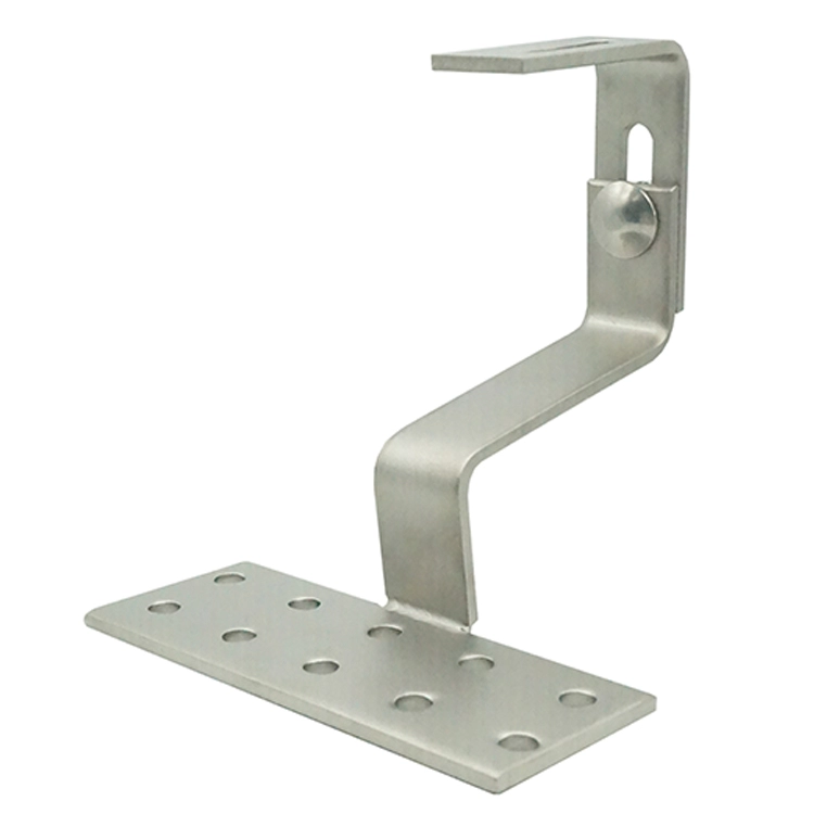 Solar panel mounting aluminum rail bracket hook used for roof solar mounting system