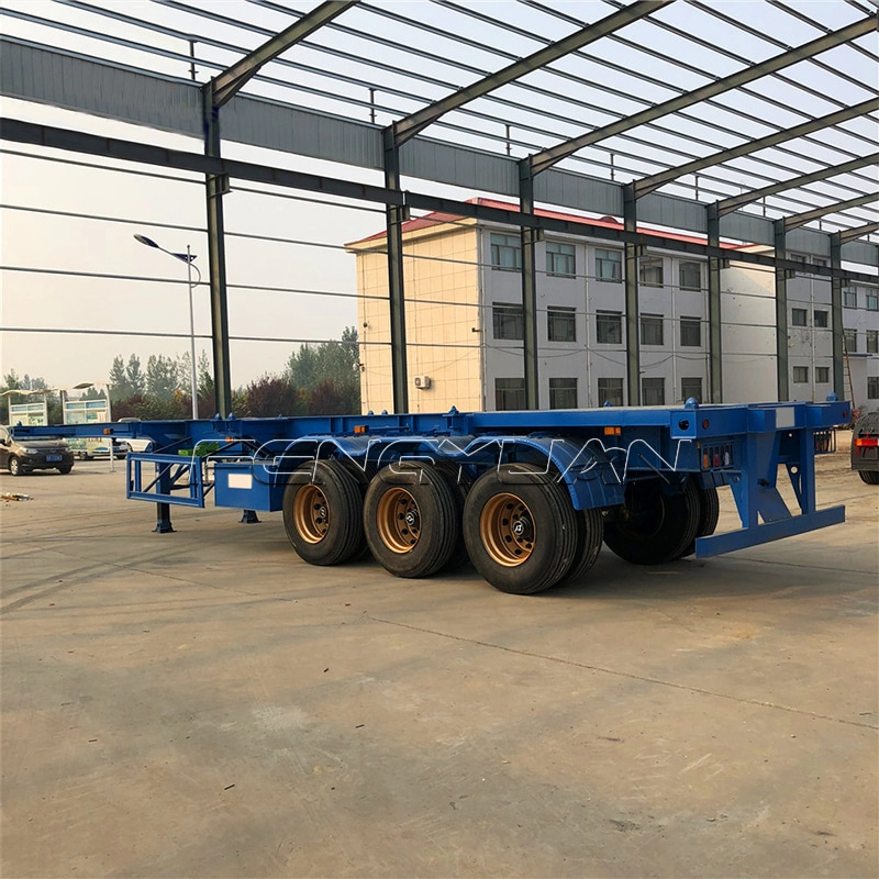 40ft container chassis Transport skeleton semi trailer