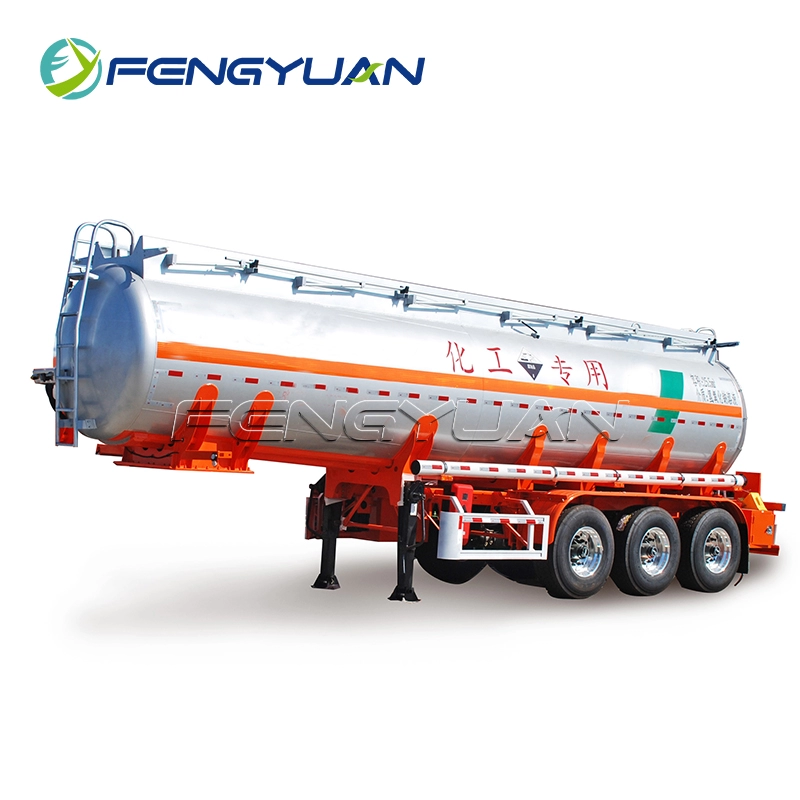 3 Axle Chemical Tanker Semi Trailer For Africa