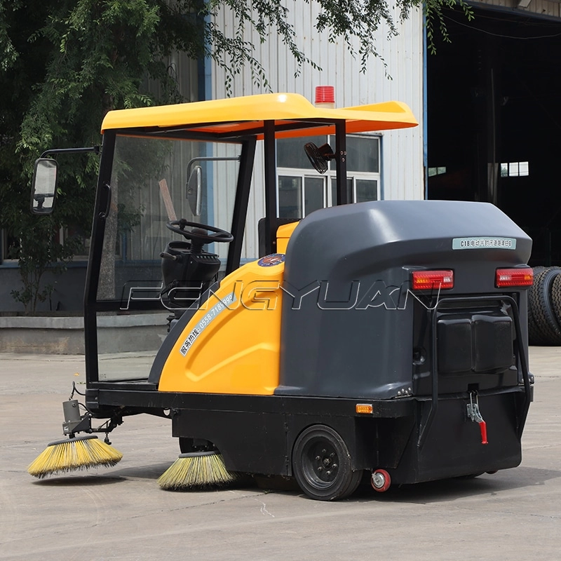 Factory Supply Pure Sweep-Type Cab Type Rotating Fan Sweeper