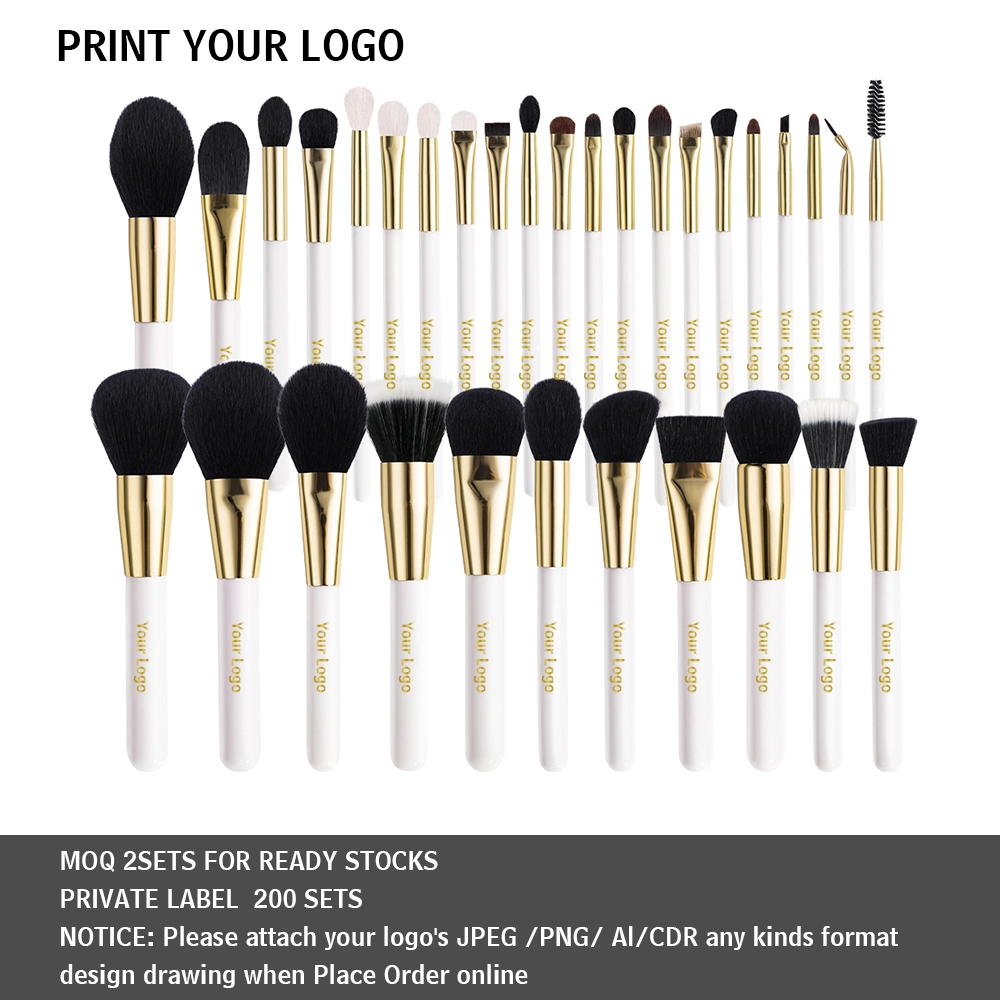 Professional Factory High Quality Custom Logo Private Label Cosmetic Makeup Brush Set