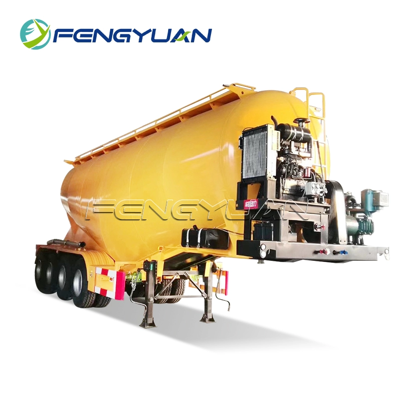 4 Axles V Types Cement Powder Tankers For Sale
