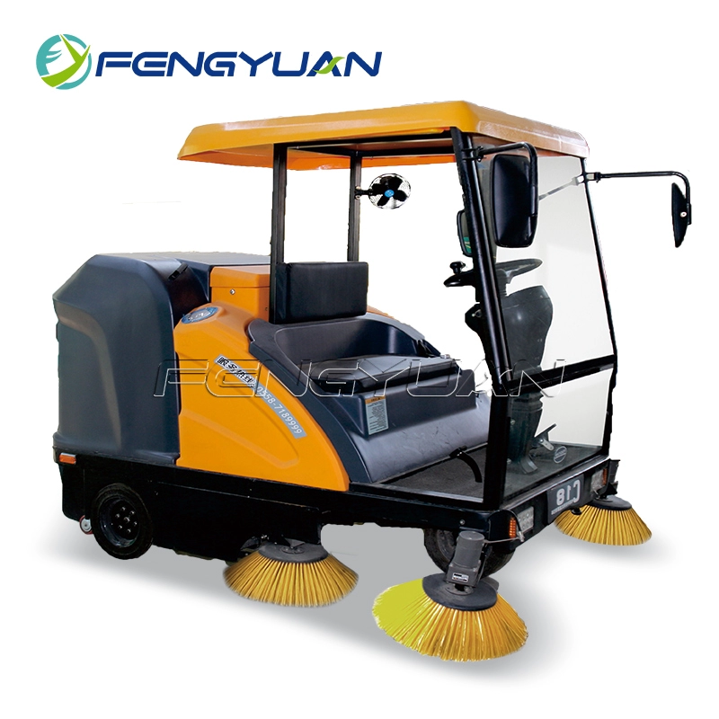 Factory Supply Pure Sweep-Type Cab Type Rotating Fan Sweeper