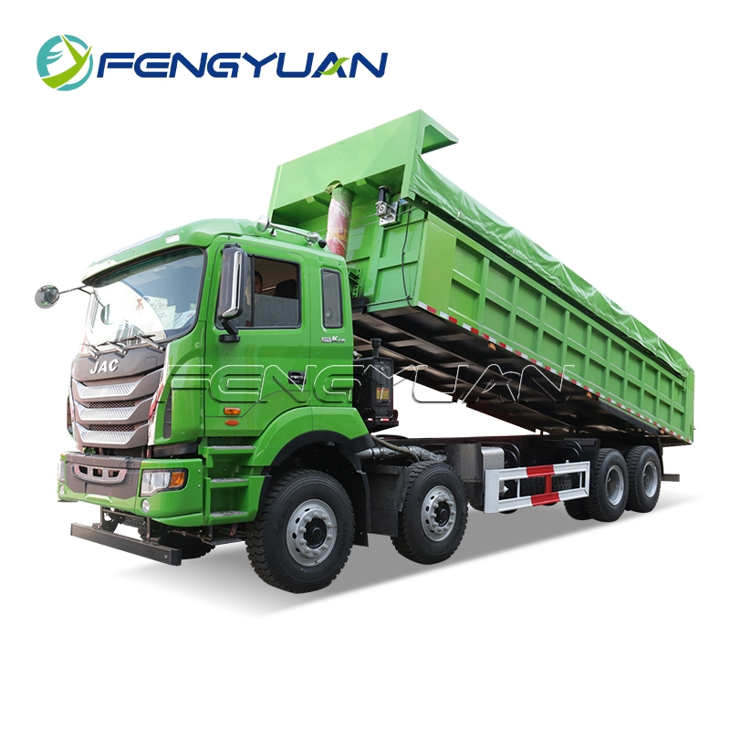 Low price 2 axle rear tipper semi trailer for Africa market