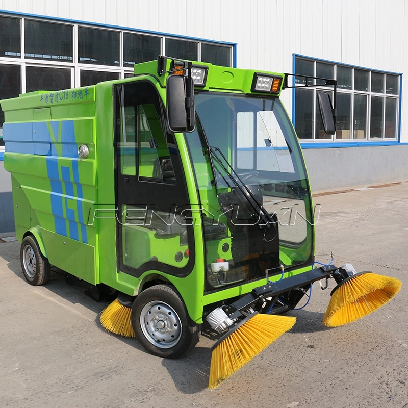 New Energy Sanitation Series Four Wheel Pure Electric Industrial Street Sweeper