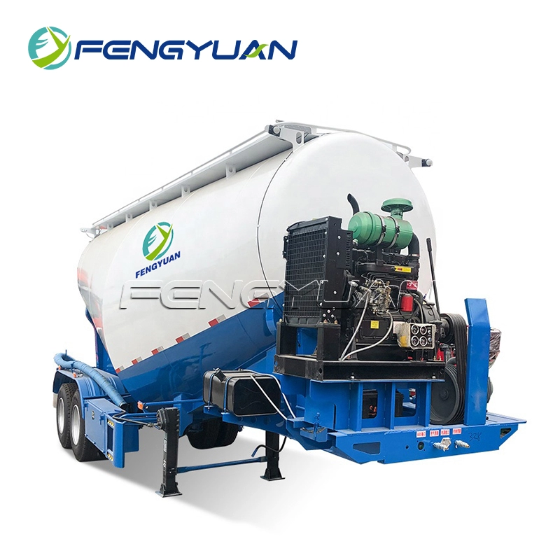 3 Axles Fly Ash V Types Cement Powder Tankers