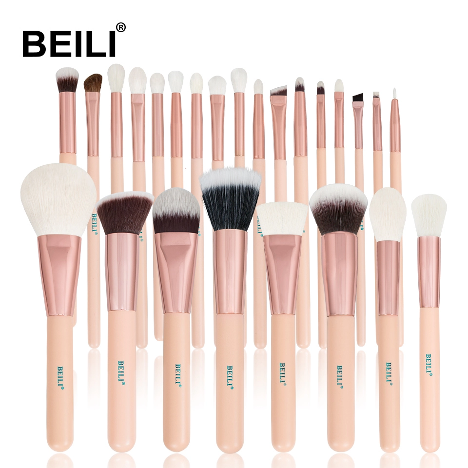 25pcs pink makeup brush set wholesale