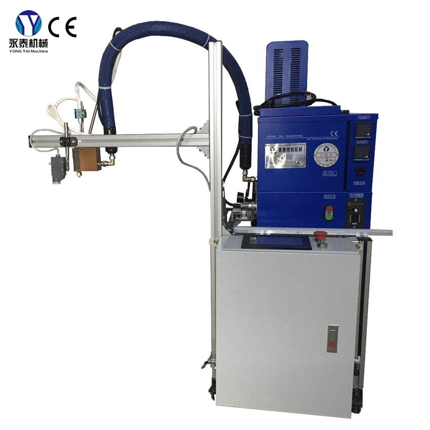 YT-MD502 Hot melt applicator glue dispensing machine with mini worktable