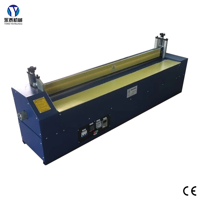 YT-GL1000 hot melt glue spreader roller coater machine for sheet material