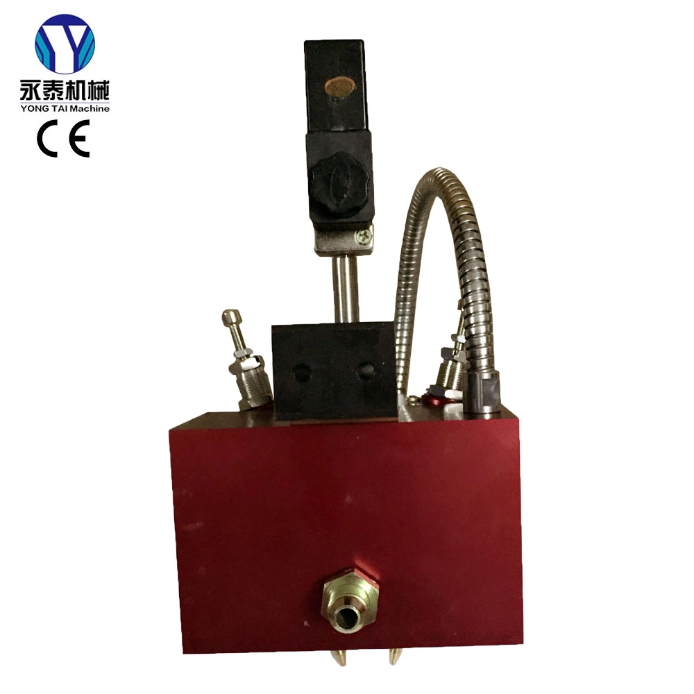 CE industrial automatic double head hot melt glue stripping dot gun for packaging