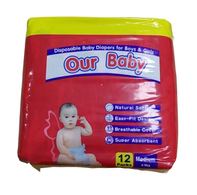 Cheap Soft Cotton Sleepy Baby Diapers Made in China