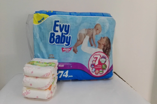 Dry Surface PE Film PP Tape Baby Diapers