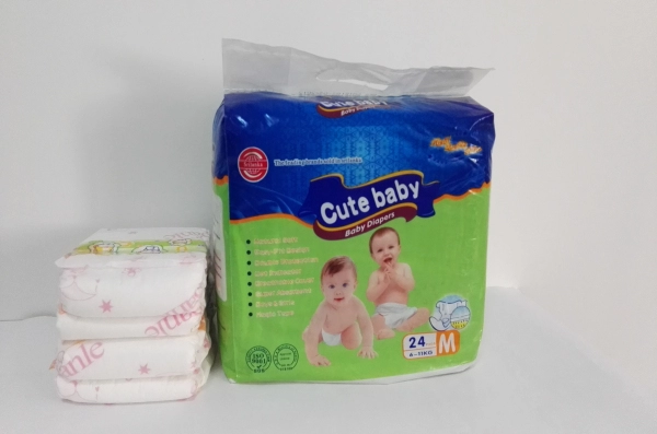 Economy Packing Super Absorption Lovely Sleepy Baby Diapers