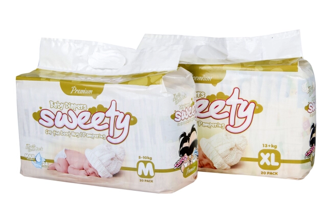 Babies Age Group Dry Surface Economic Disposable Baby Diapers