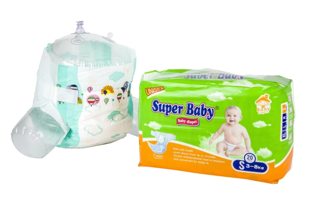 Japanese Sumitomo SAP American Pulp Leak Guard Baby Diapers