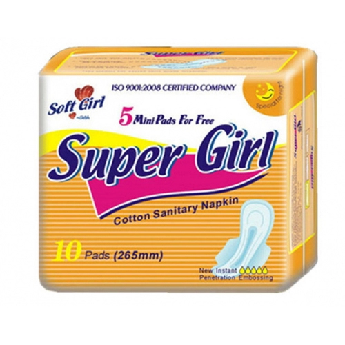 Super Comforable Super Girl Disposable Sanitary Napkins