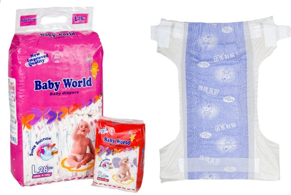 2016 OEM Economic Disposable Baby Diapers Manufacturer