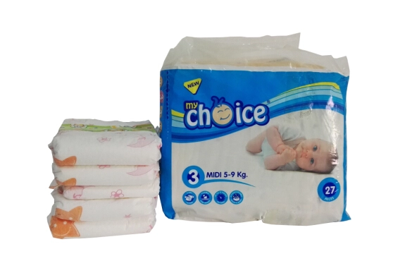 Clothlike Softness Excellent Absorption Baby Diapers