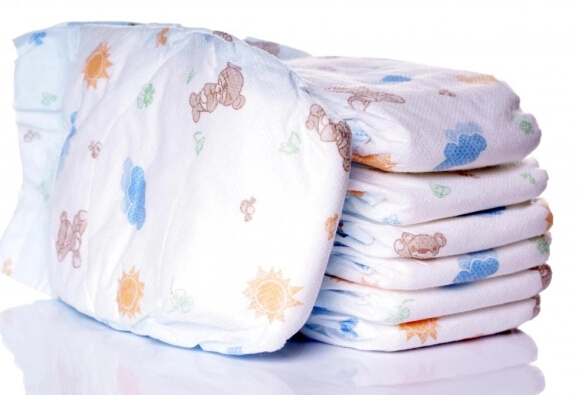 Cute Design Full Elastic Waist Band Kids Baby Diapers