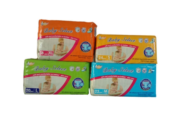 Absorbent Core Quick Absorbing Training Baby Diapers