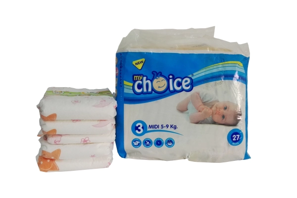 OEM Lovely Baby Diapers ADL Layer Weyerhaeuser Pulp Baby Diapers