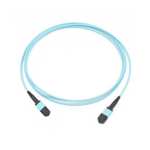 8 Fiber MPO(Male)-MPO(Male) OM3 50/125 Multi-mode Fiber Optic Cable