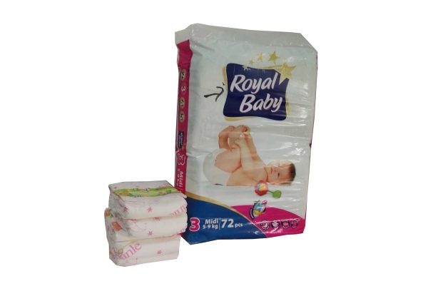Baby Products Hot Sales Baby Nappies to India