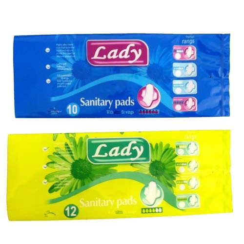 Colored Sanitary Towel for Ladies in China