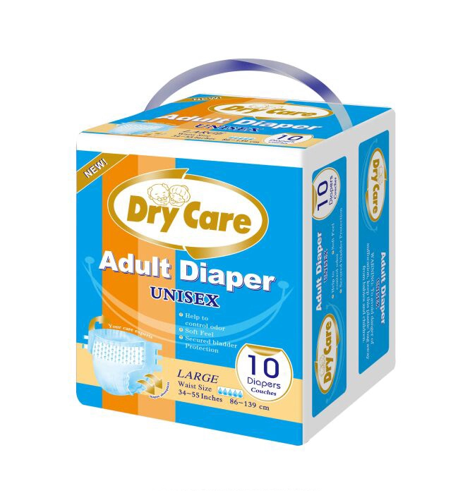 Soft surface disposable strong absorbency adult diapers