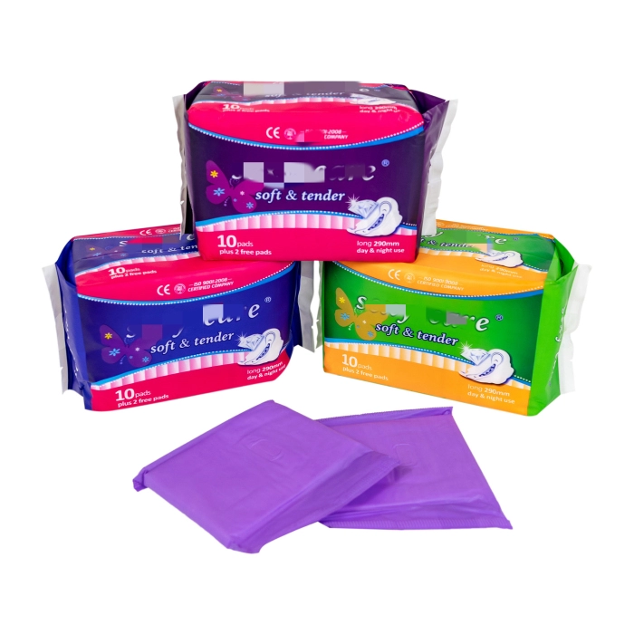 Daily use disposable sanitary pads napkins