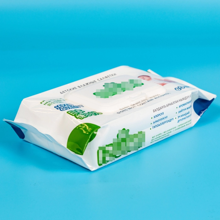 Wet wipes with private brand for baby