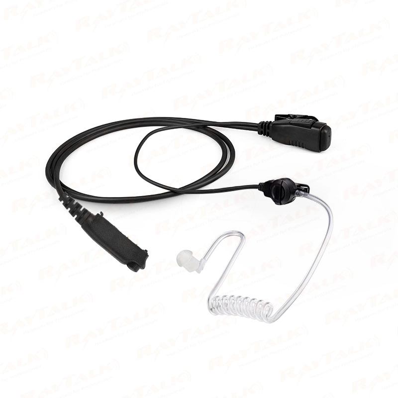EM-3927 Walkie talkie headphones Single Wire fbi security earpiece with In-Line Mic and PTT