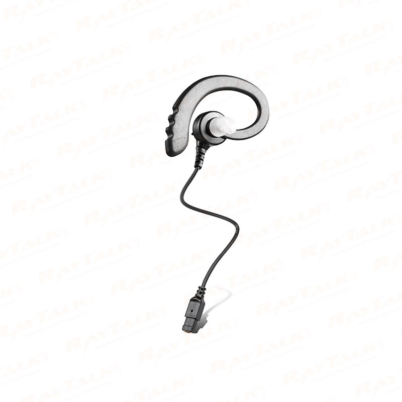 E-30/LOK C-shaped Ear Hook LOK earpiece with rubber earbud