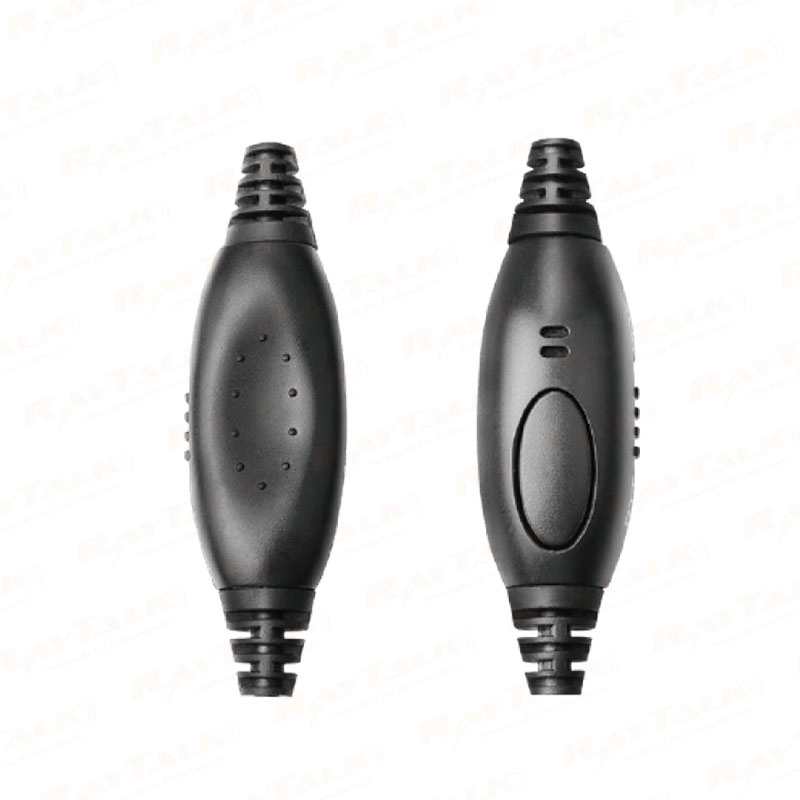 EM-1928 2 way radio Earbud earpiece with inline microphone and push to talk