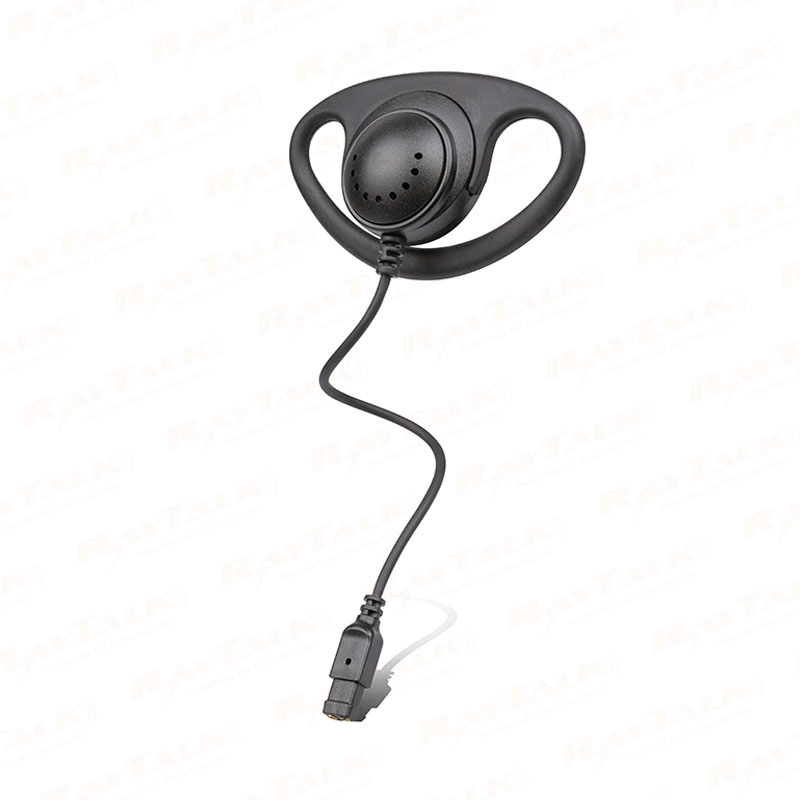 E-32/LOK comfort D Shape Earhook earpiece for walkie talkie radio