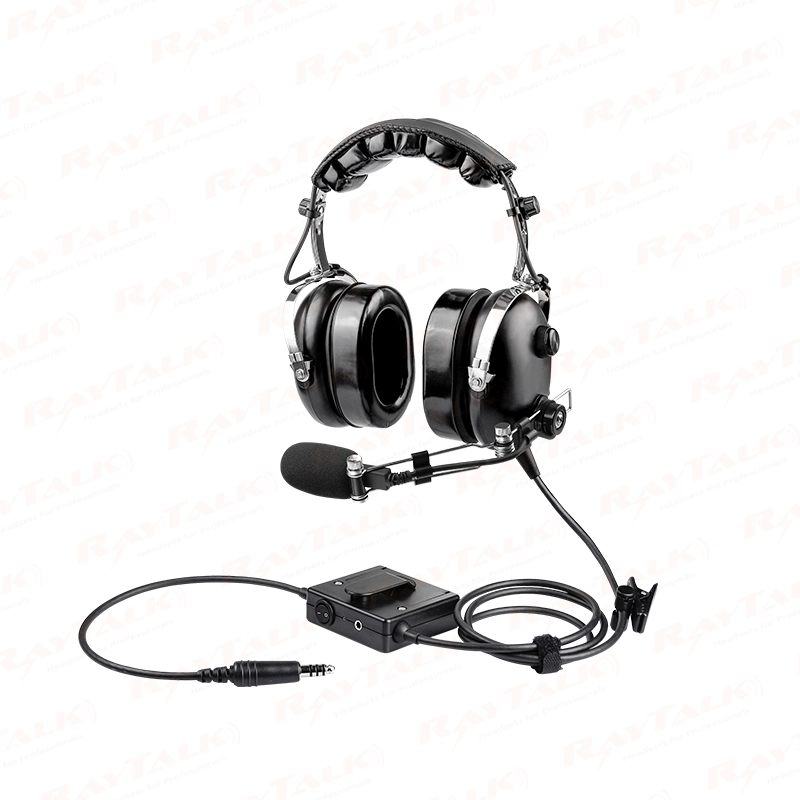 PH-100HC Helicopter pilot Headset ANR noise canceling aviation headset