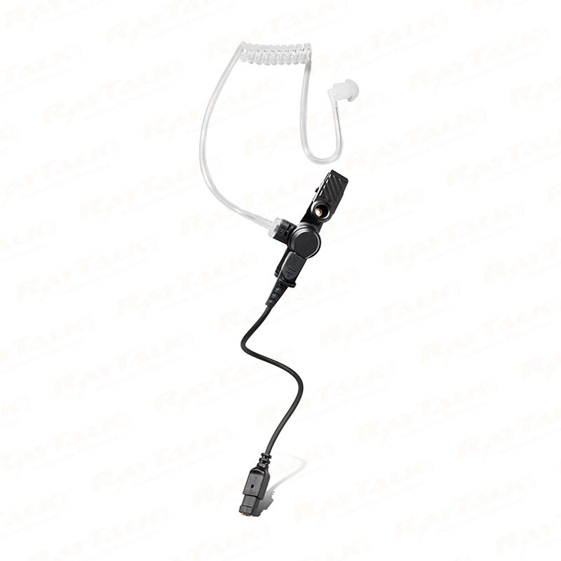 E-42/LOK Single Wire Coiled clear tube Lok Surveillance Earpiece earphone