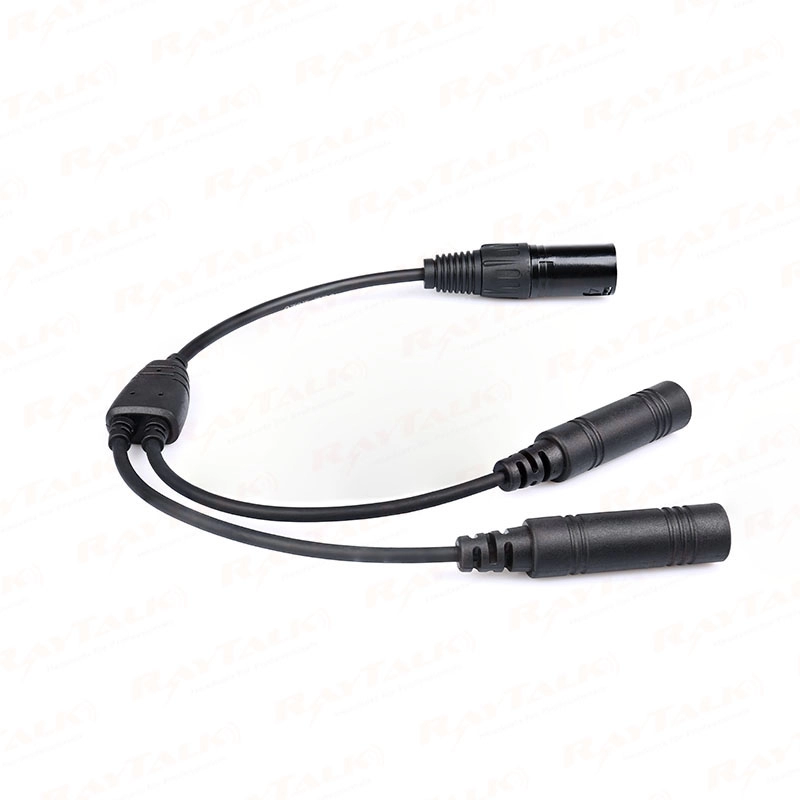 CB-04 GA Headset dual plug to Airbus headset Adapter Cable